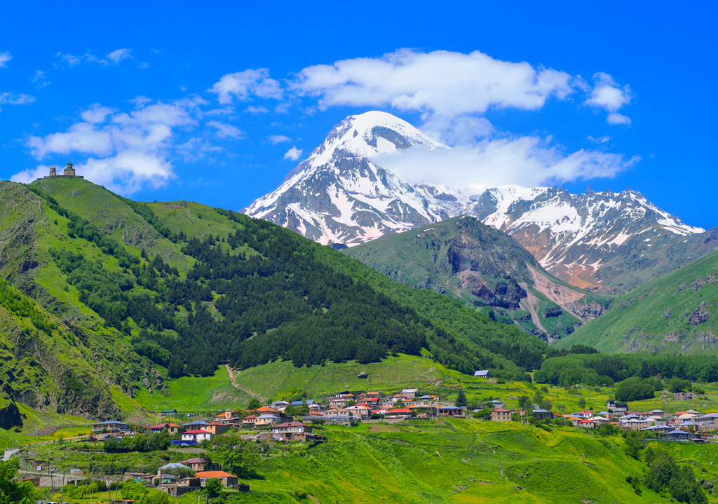 Kazbek Mountain